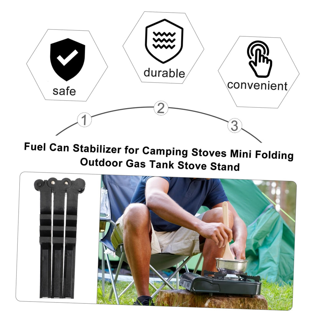 Folding Camping Gas Tank Stand Tripod Stabilizer S6611