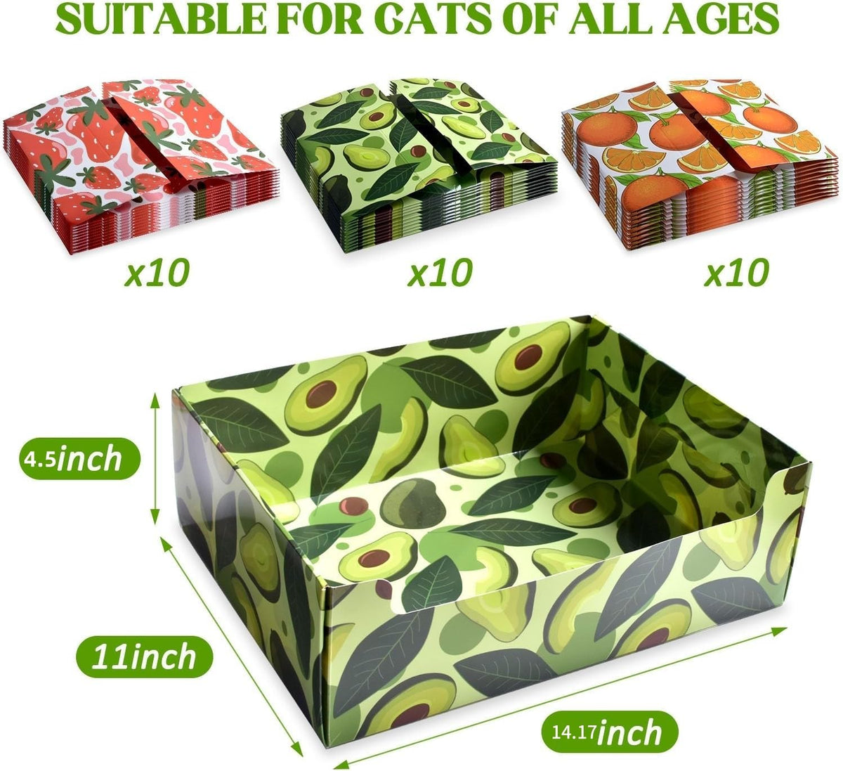 30 PCS Foldable Waterproof Cat Litter Boxes Z65174