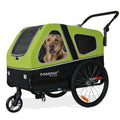 XL Pet Bike Trailer & Stroller with Suspension Wheels B9089