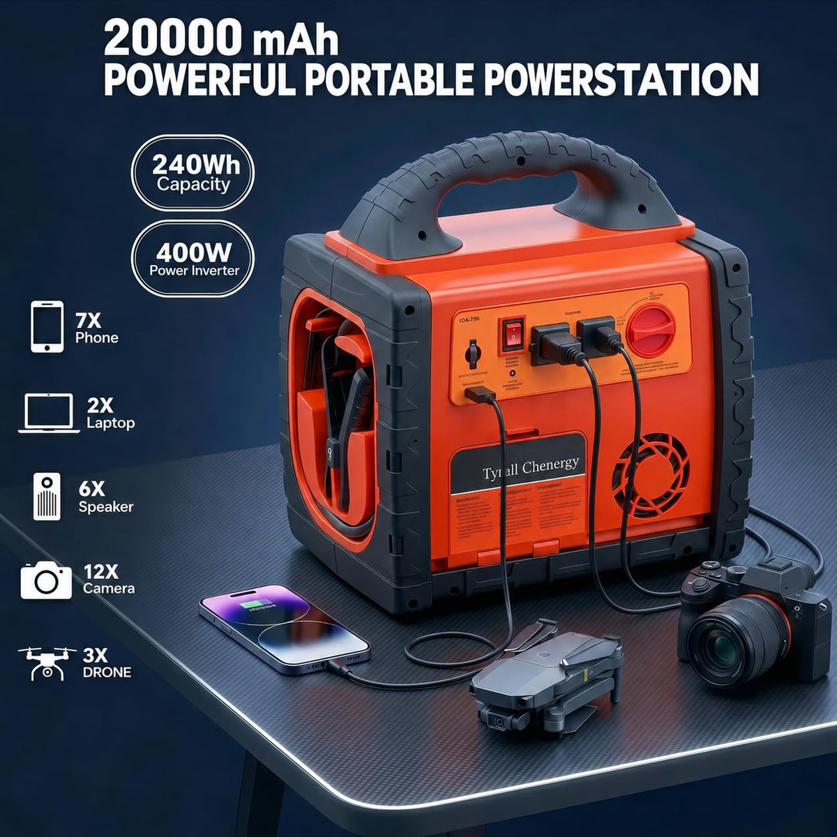 2200 Amp Car Jump Starter with Air Compressor P930