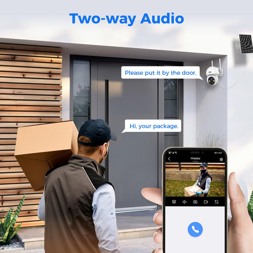 Solar Security Camera 4 Cam-Kit 4MP Wireless C5503