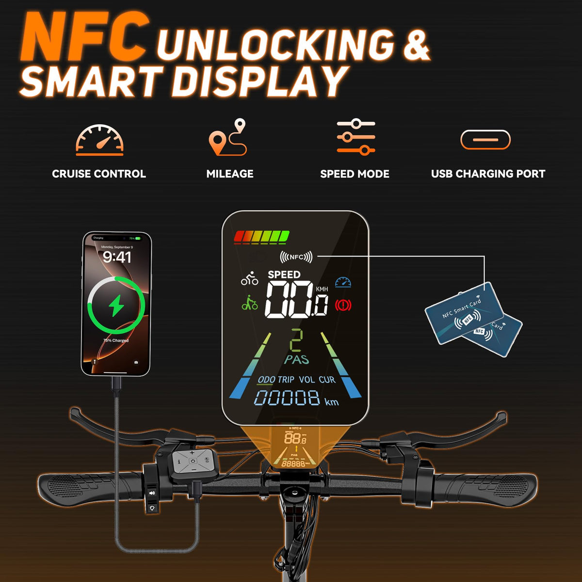 800W Motor 25 Miles Long Range Electric Scooter W7457