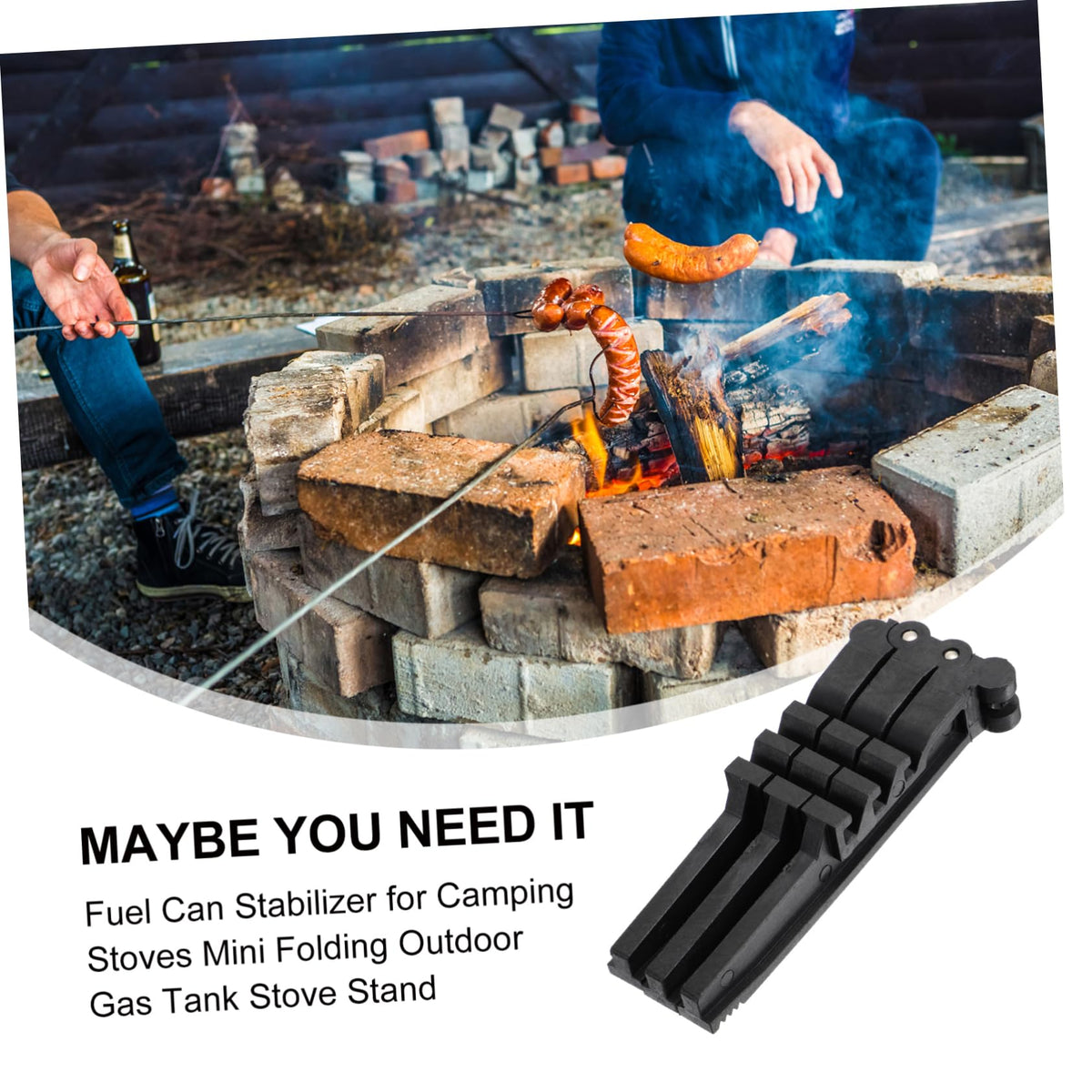 Folding Camping Gas Tank Stand Tripod Stabilizer S6611