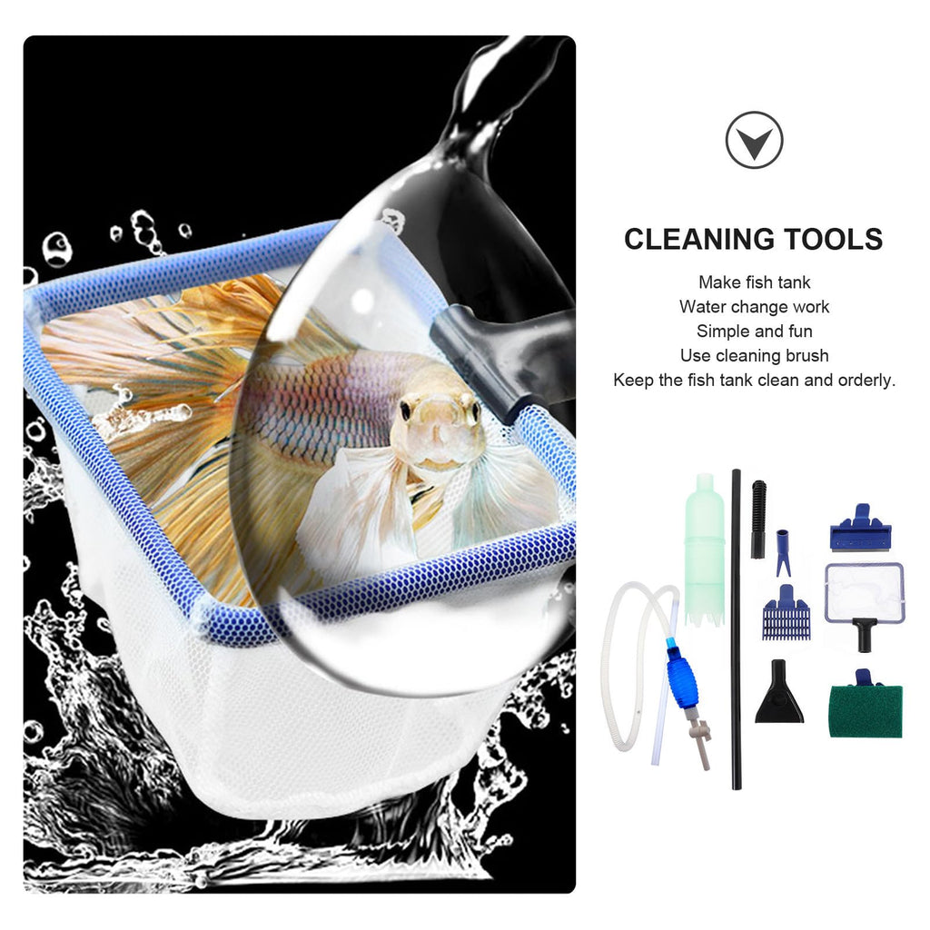Fish Tank Cleaner Brush 5 in 1 Aquarium Maintenance Set B866582