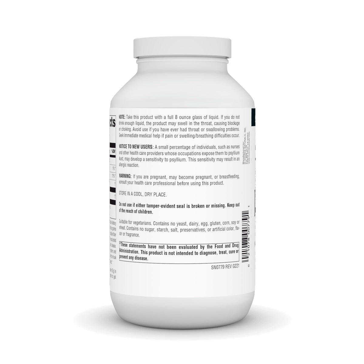 Psyllium Husk Powder, 12 oz I3745
