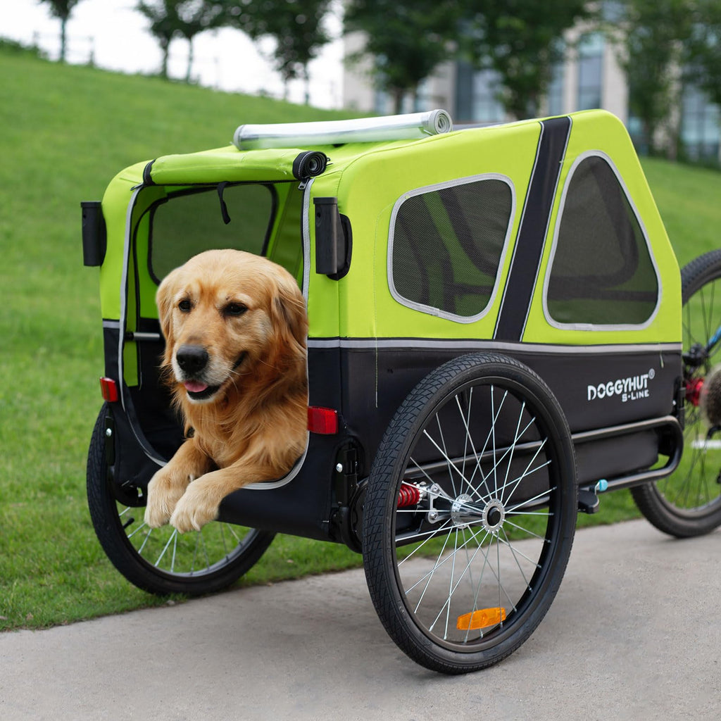 XL Pet Bike Trailer & Stroller with Suspension Wheels B9089