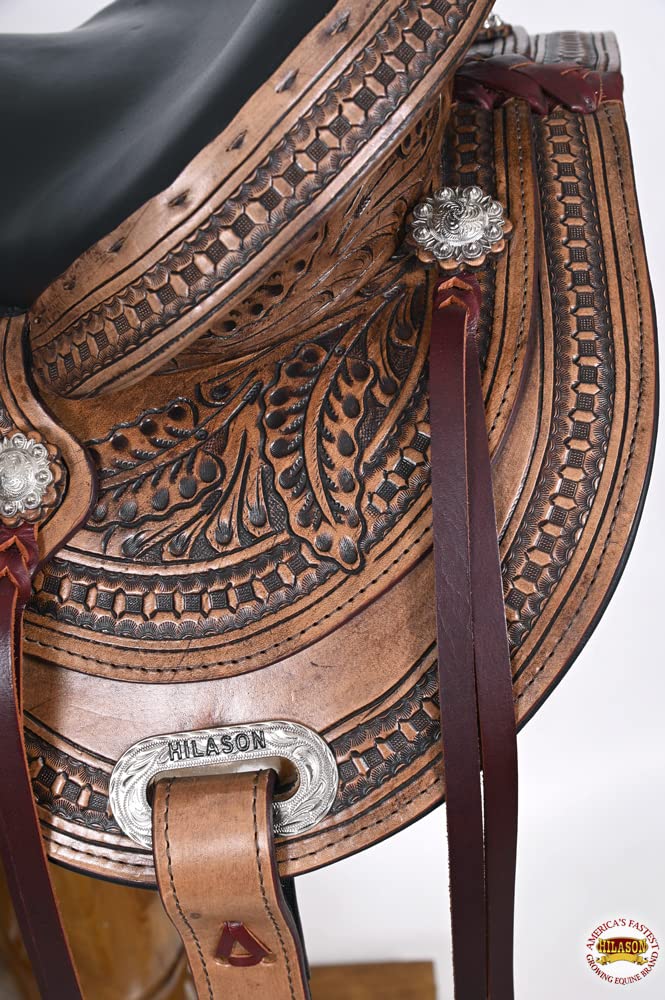 Antique Brown Western Trail Saddle L45180