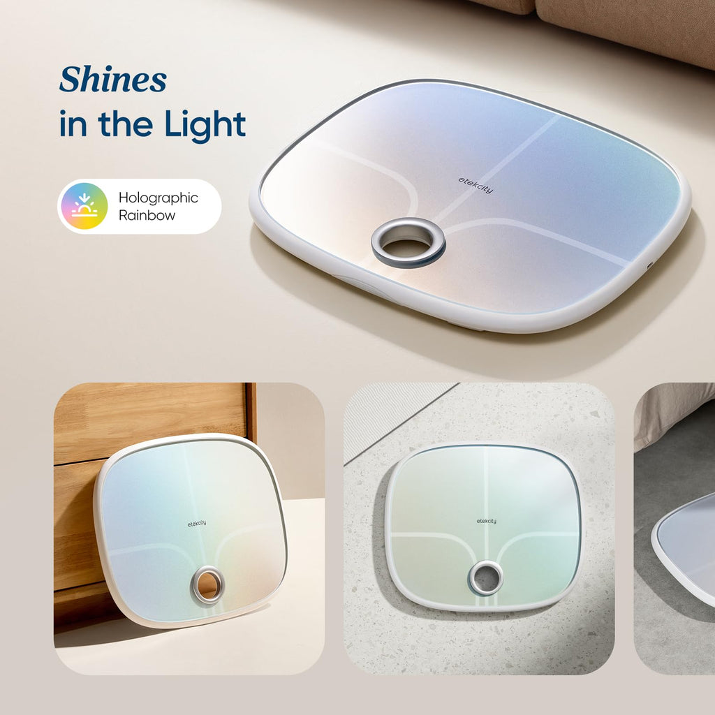 Rechargeable Digital Bathroom Scale with 13 Metrics R603