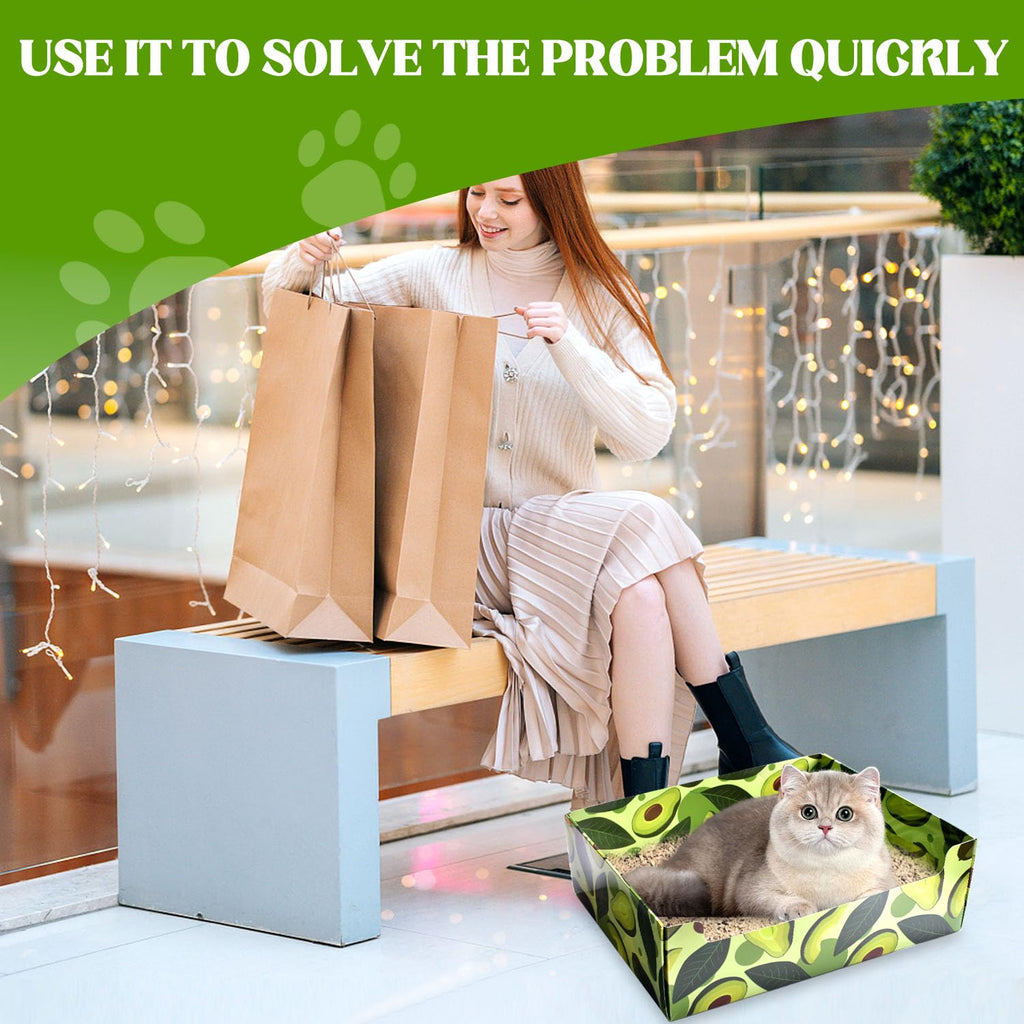 30 PCS Foldable Waterproof Cat Litter Boxes Z65174