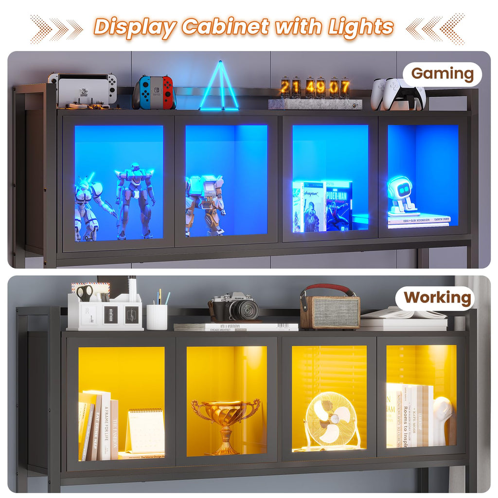 L Shaped Gaming Corner Desk with Drawers F373235