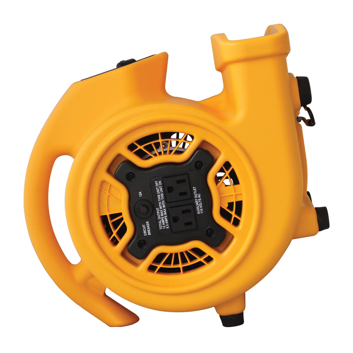 1/5 HP 800 CFM Centrifugal Air Mover, Carpet Dryer, Floor Fan, Blower, Yellow V325194