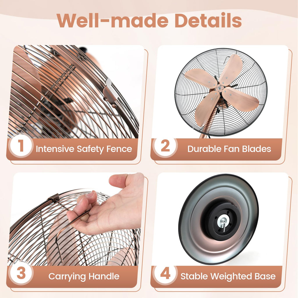 16 Inch Oscillating Pedestal Fan L25600