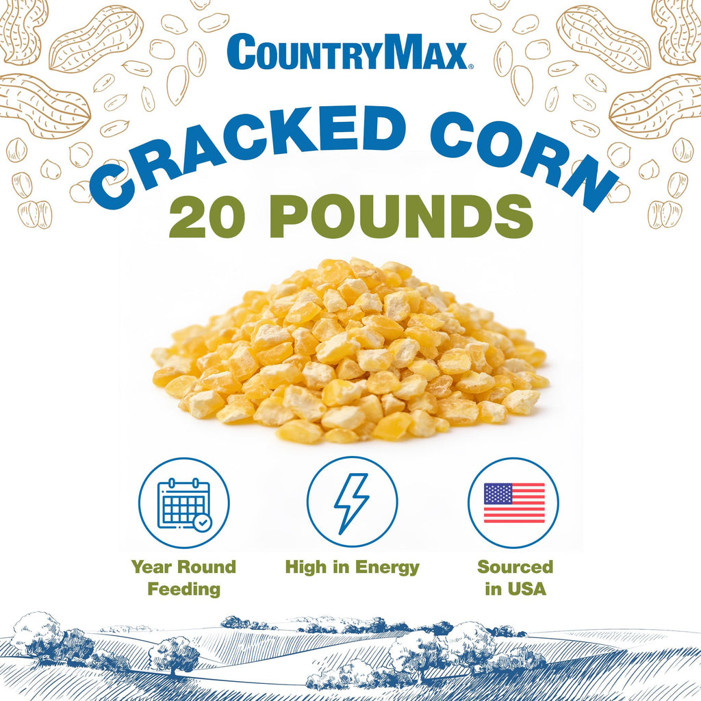 20LB Cracked Corn Chicken Feed L974