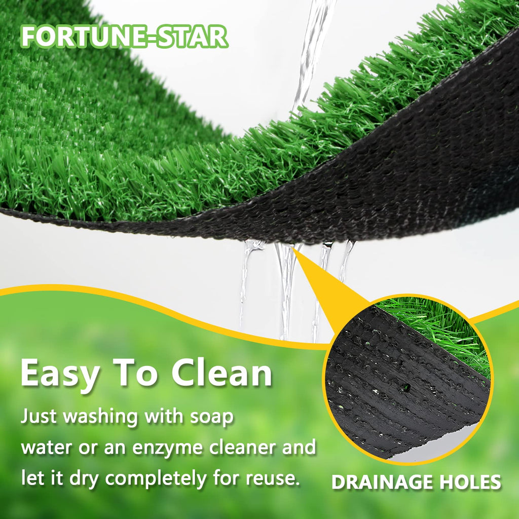 39.3 in X 31.5 in Reusable Artificial Grass Pad for Dogs H722328