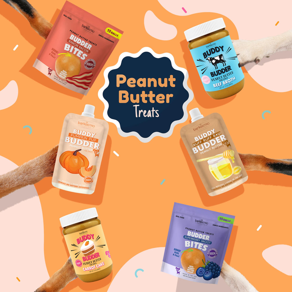 Red Velvet Brownie Butter S'Mores Natural Dog Peanut Butter Set of 3 U961