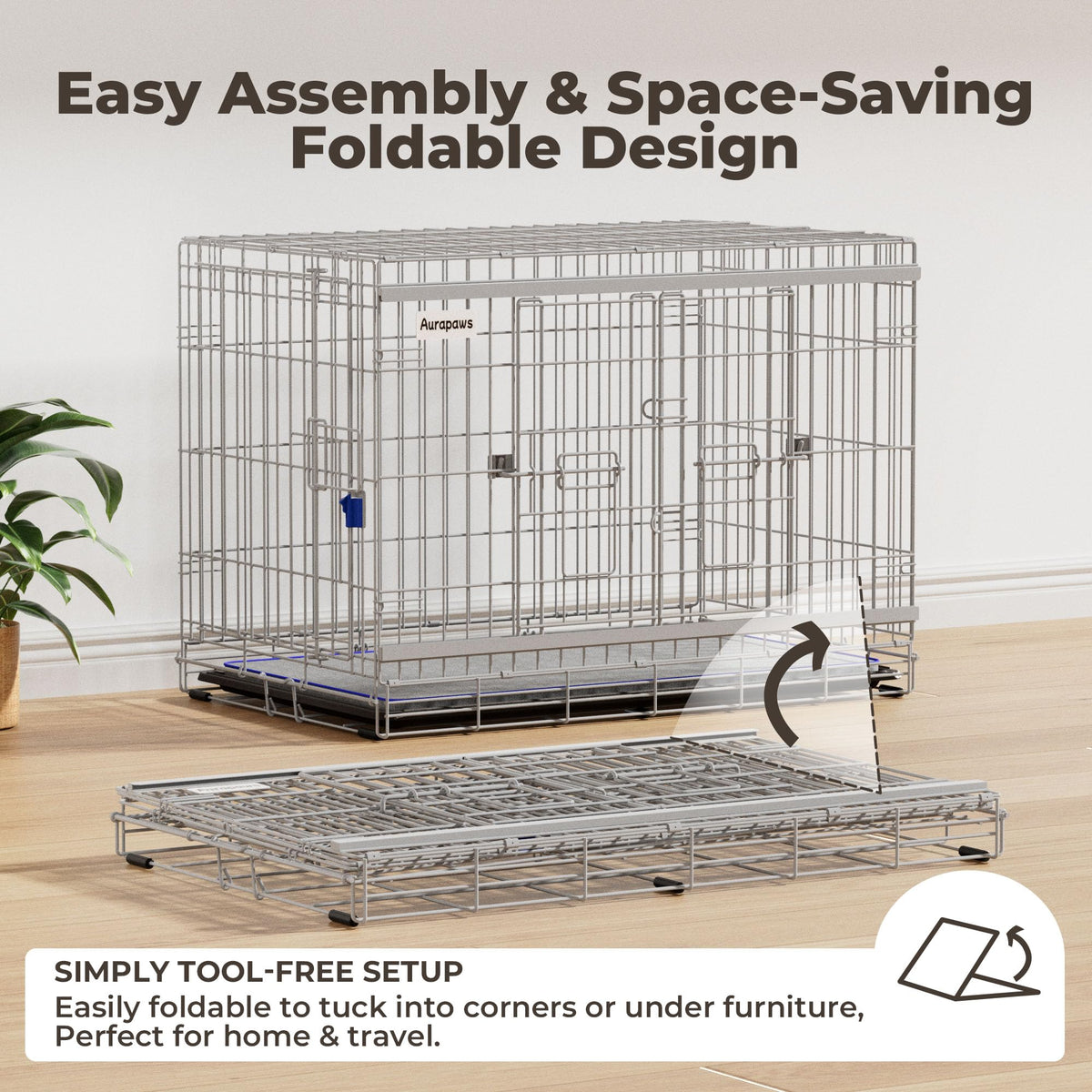 36 Inch Collapsible Dog Crate O516358