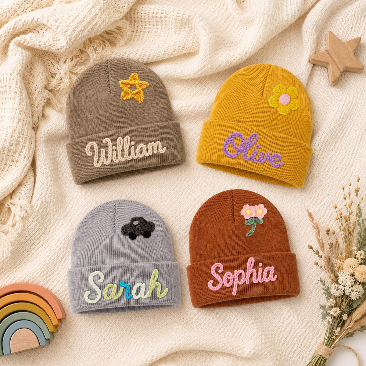 Custom Baby Beanie Hat H931706