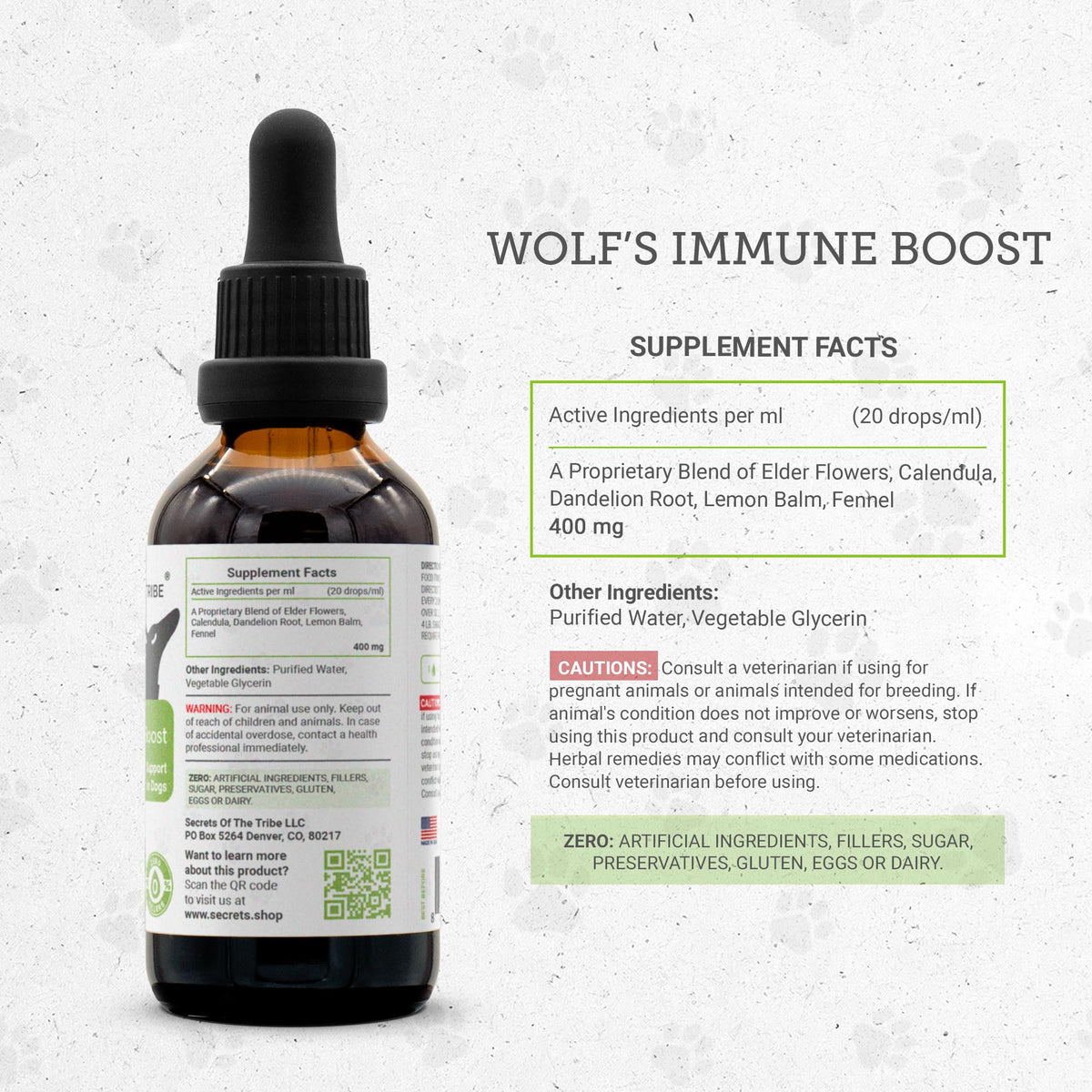 Herbal Dietary Supplement for Dogs 2 oz A9478