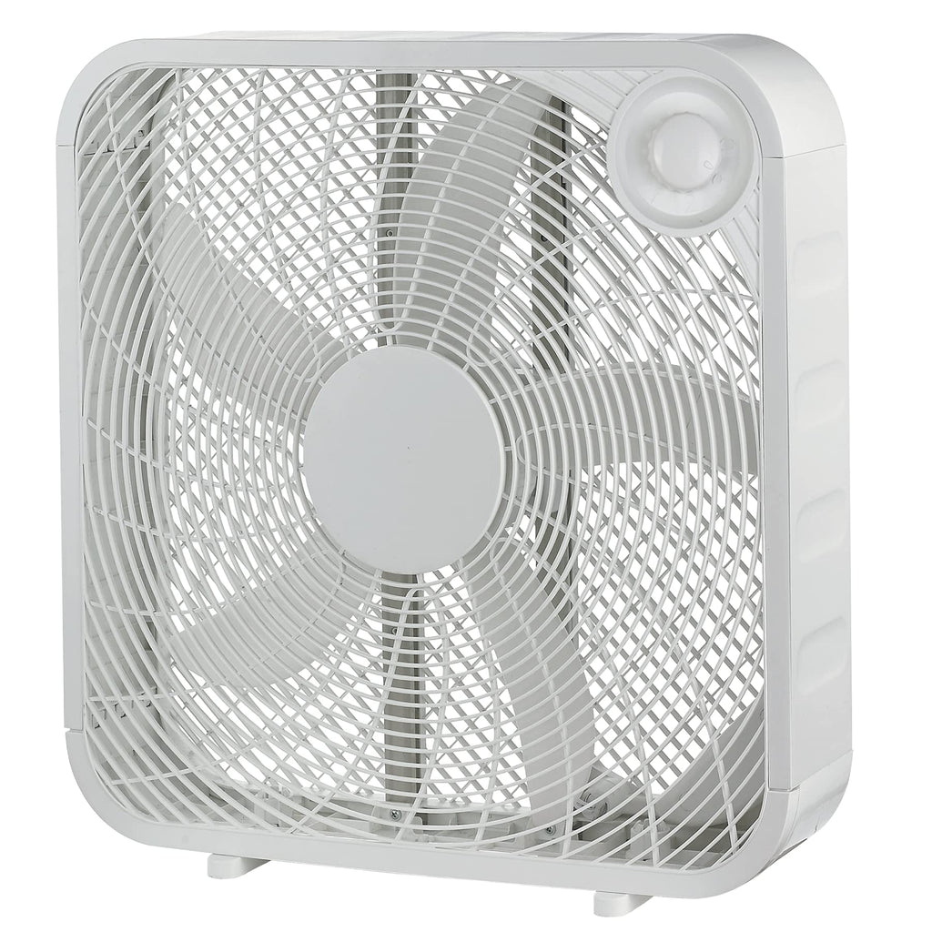 20" 3-Speed Box Fan White S91681