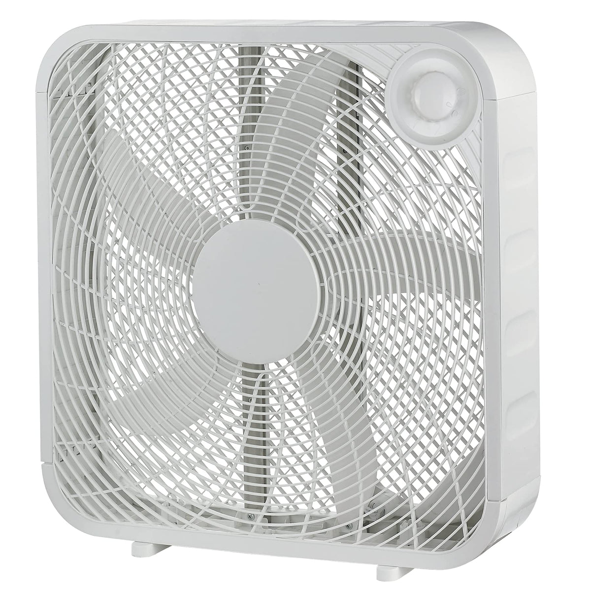 20" 3-Speed Box Fan White S91681