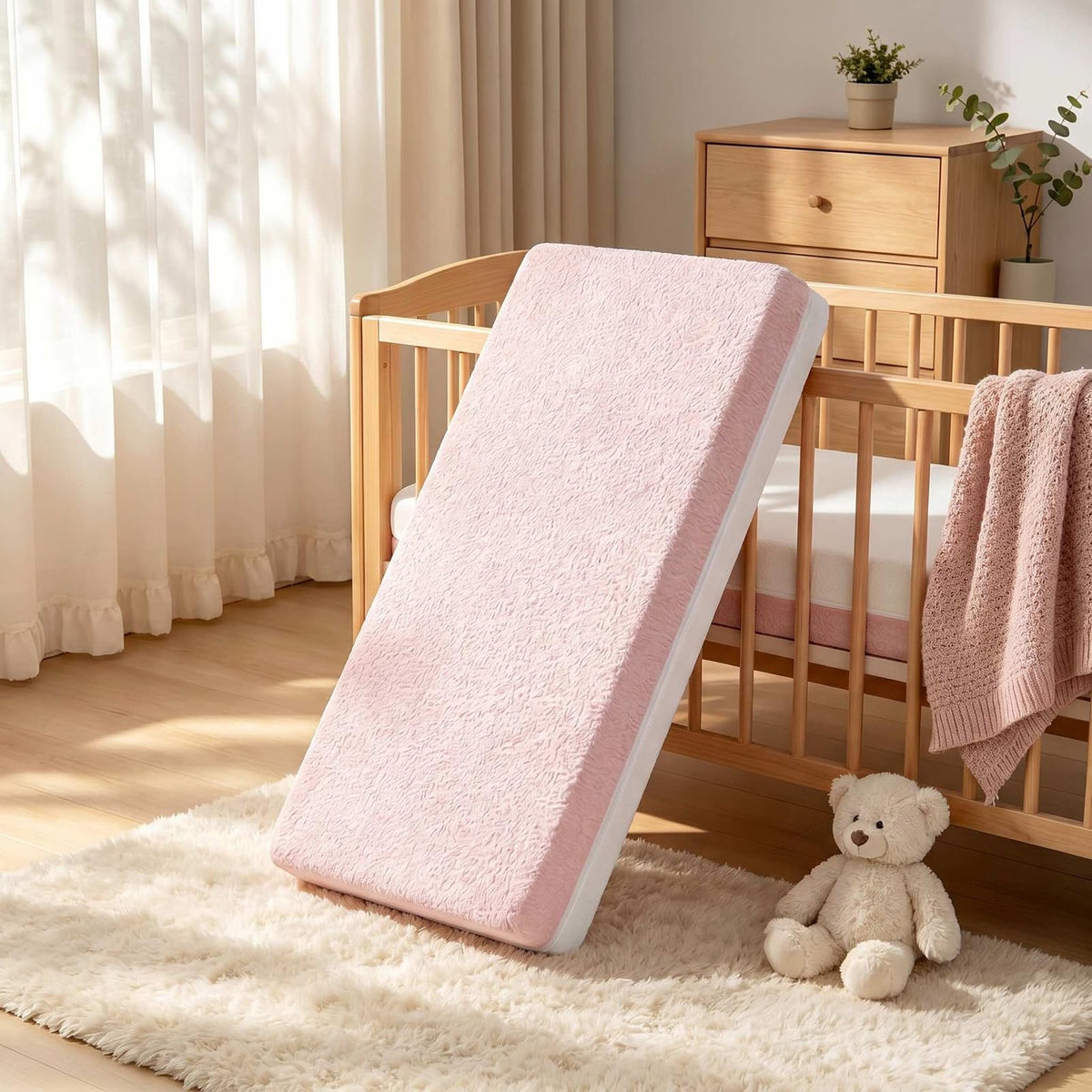 Dual Sided Gel Memory Foam Crib and Toddler Mattress K14932