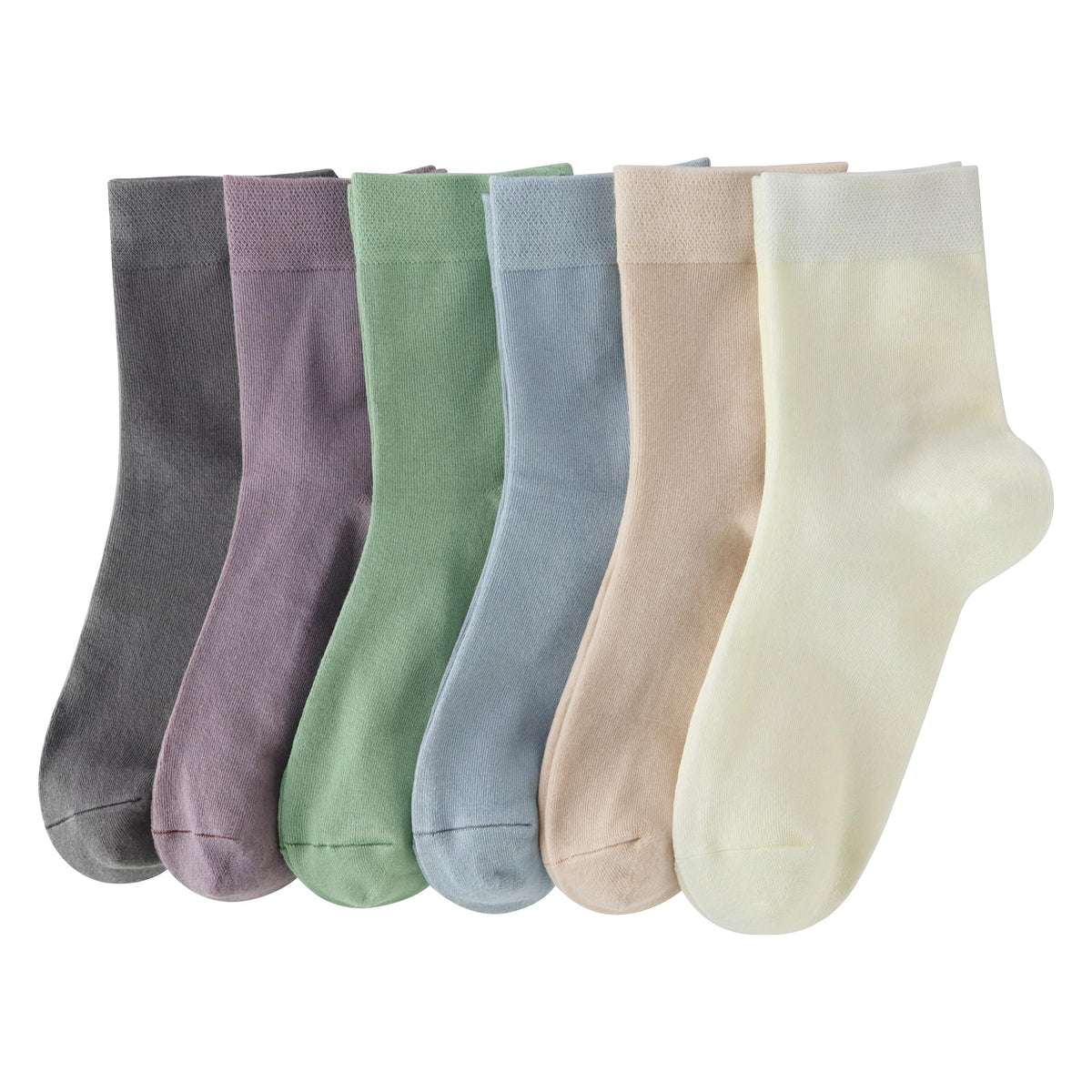 Rayon Bamboo Ankle Socks 6 Pairs P3983