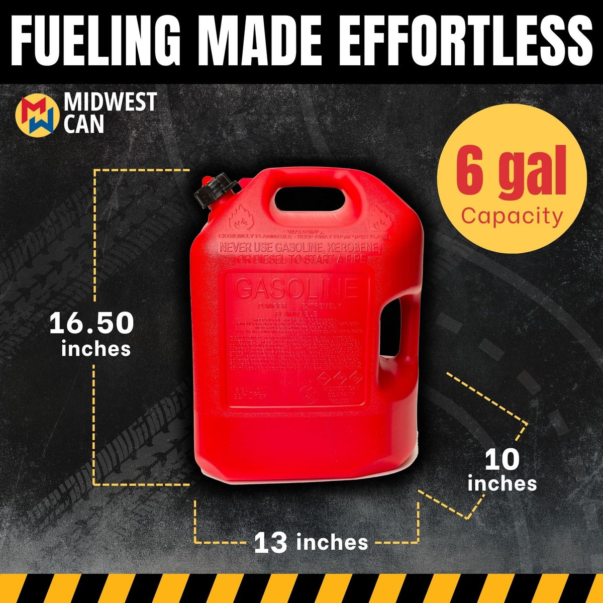 RED Gas Can W286