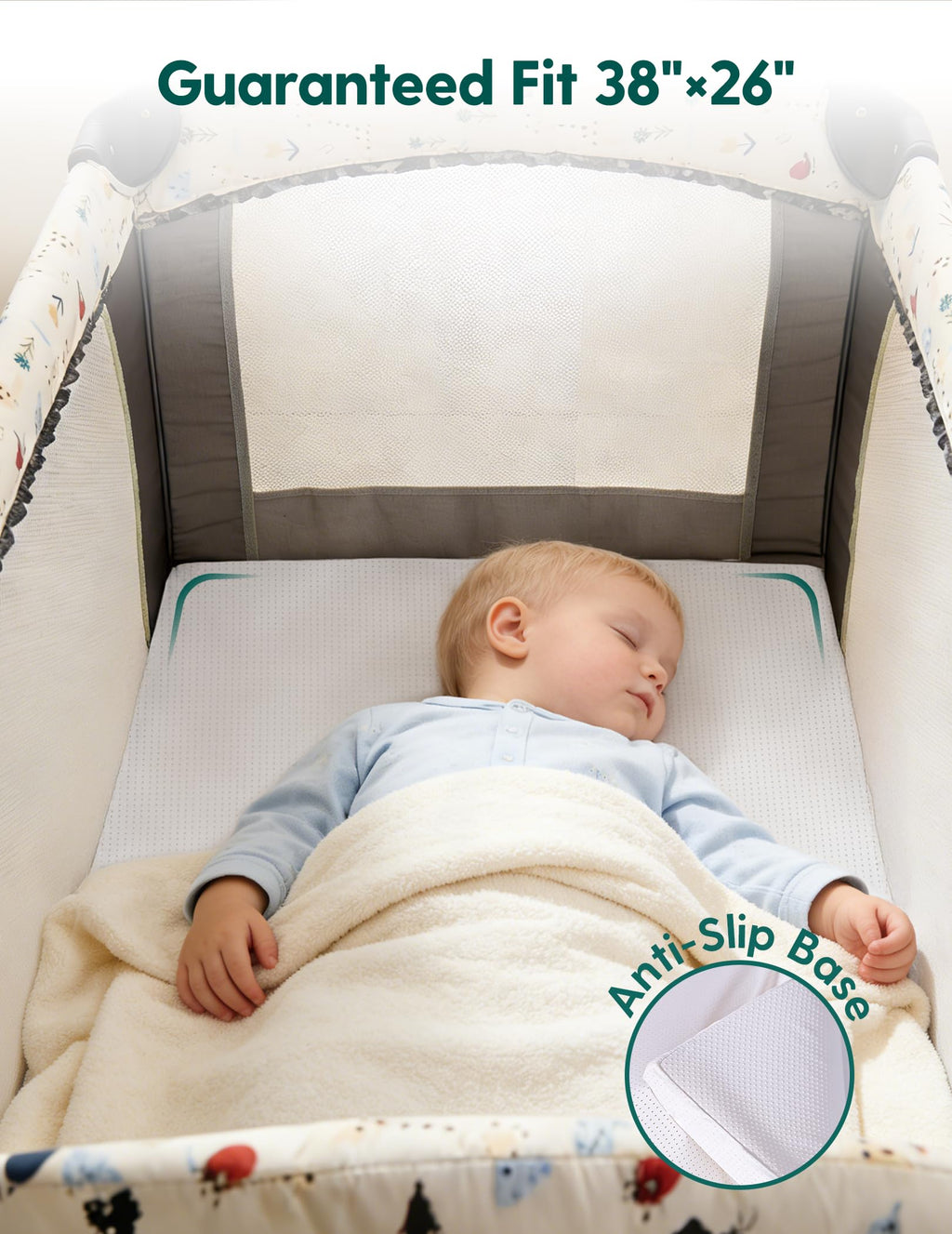 Machine Washable Pack and Play Mattress H334