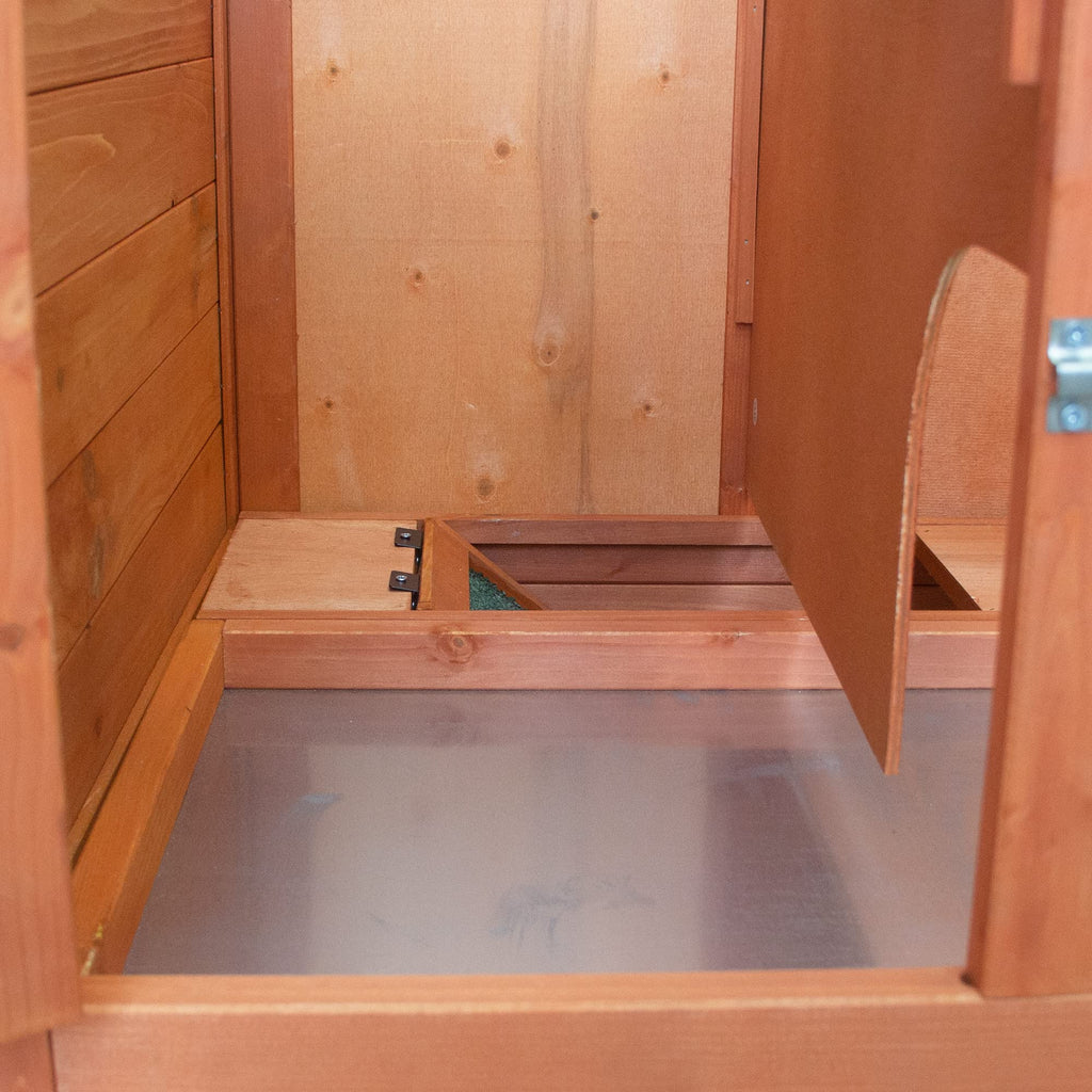 Outdoor Rabbit Hutch with Run J604