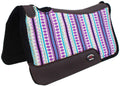 Cotton Fleece Lined Pink Contoured Horse Saddle Pad I619