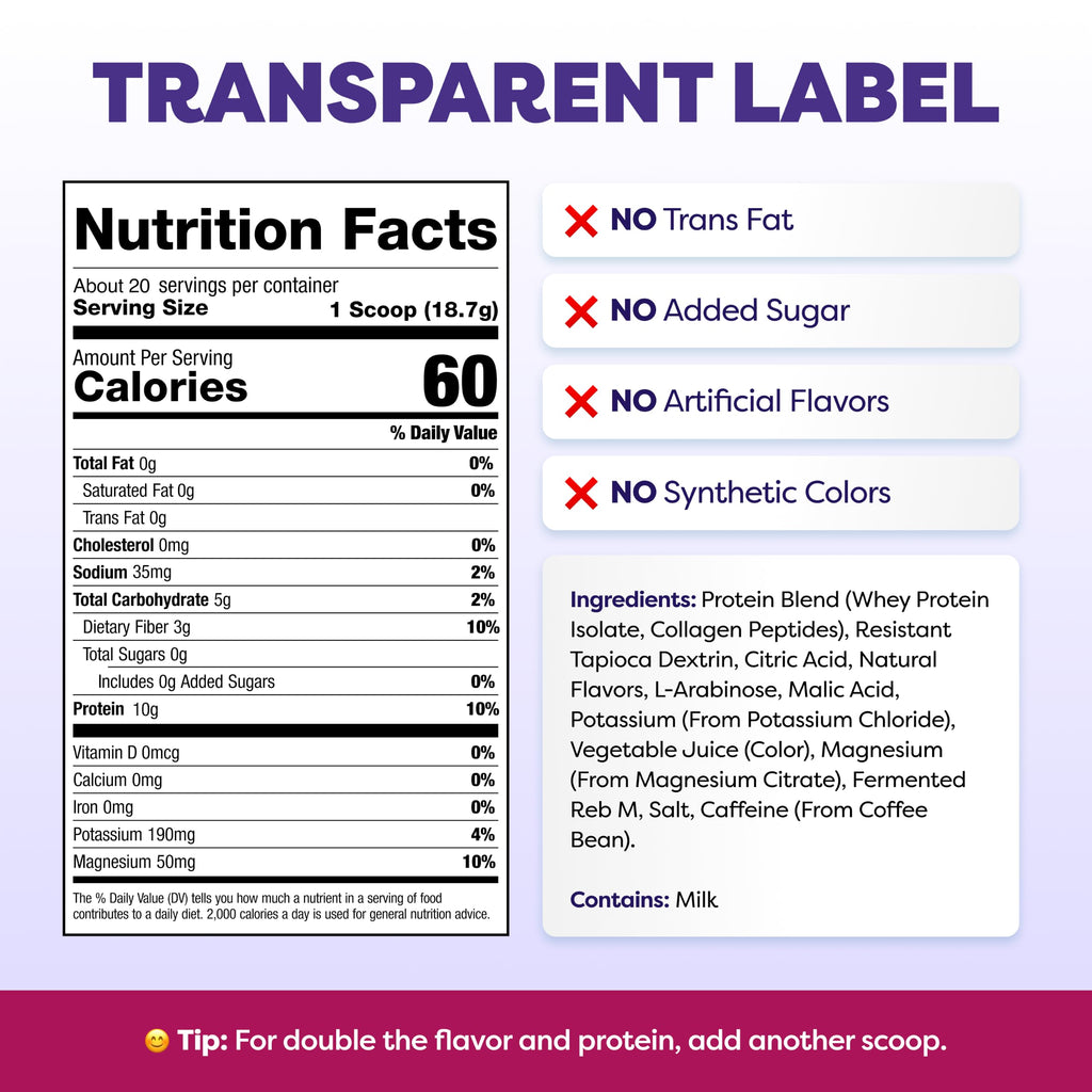 Clear Whey Protein Powder Strawberry Berry Acai K5048