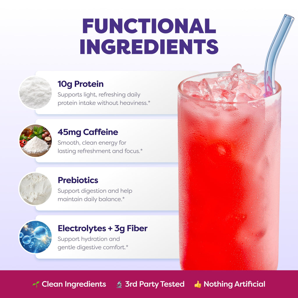 Clear Whey Protein Powder Strawberry Berry Acai K5048