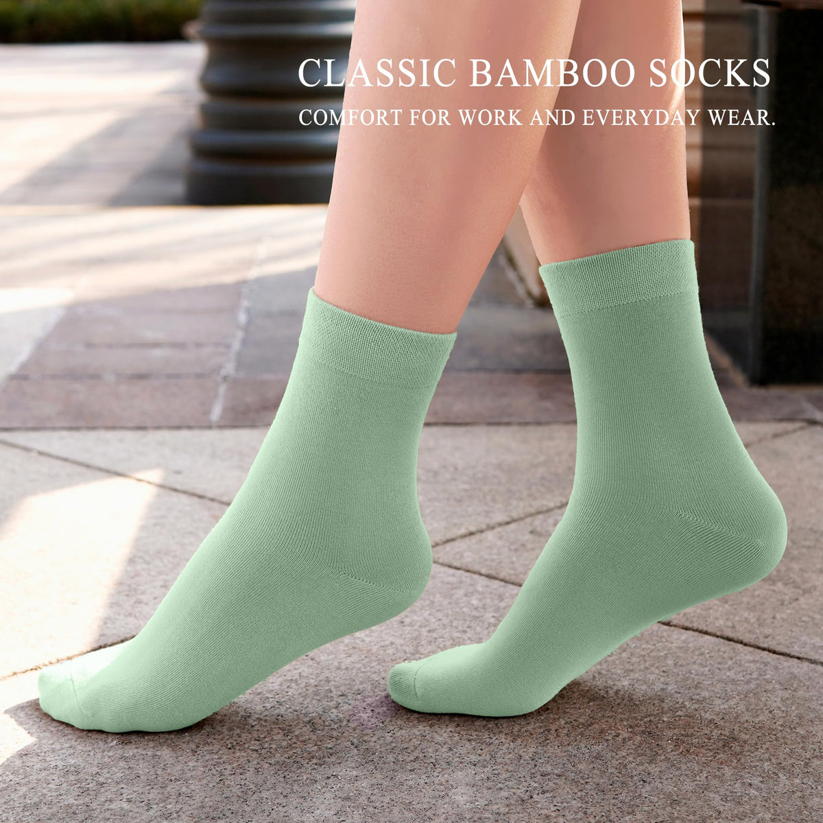 Rayon Bamboo Ankle Socks 6 Pairs P3983
