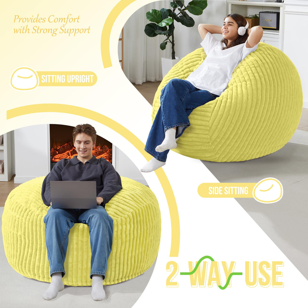 3 FT Large Bean Bag Chair O4704