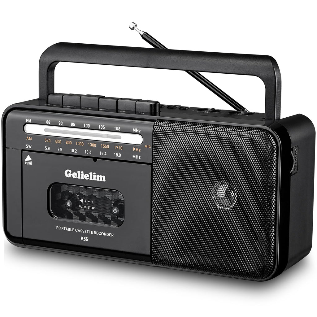 Cassette Tape Player Bluetooth Boombox AM/FM/SW Radio Stereo B3132