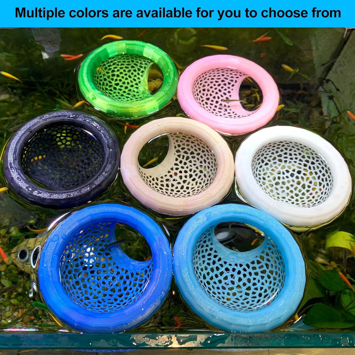 White Floating Betta Fish Hammock Bed and Hide Cave L8708
