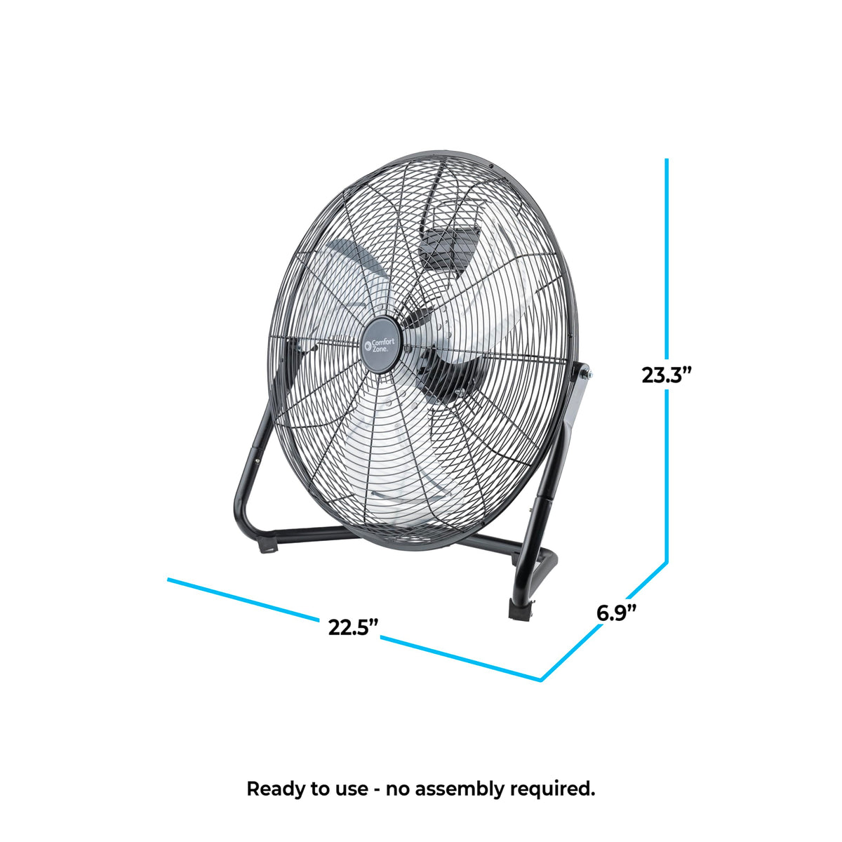 20-Inch High-Velocity Industrial Floor Fan U738456