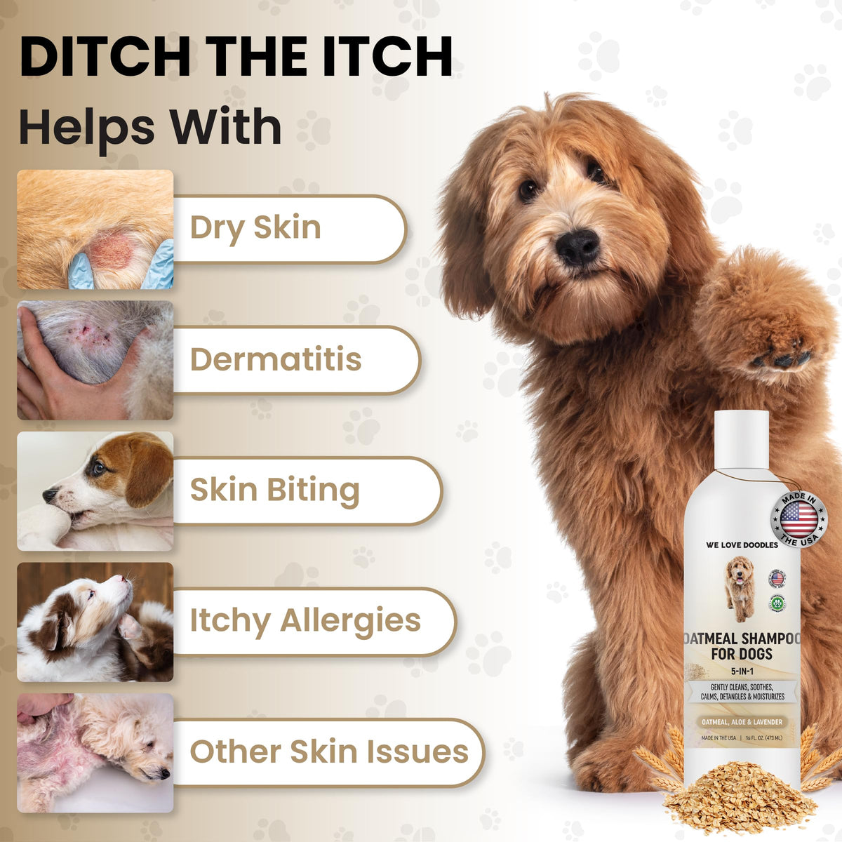 Oatmeal Shampoo & Conditioner for Dogs H4332