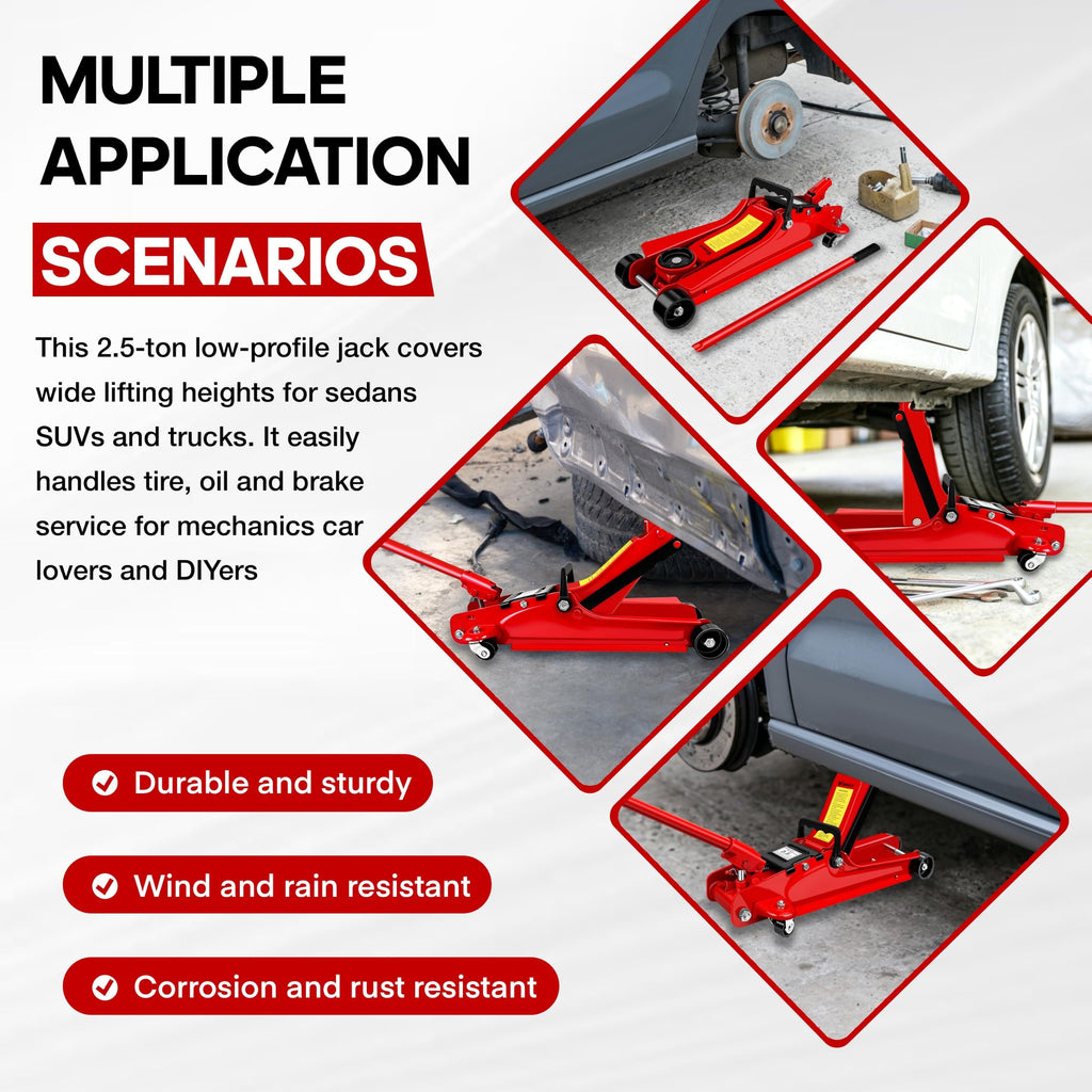 2.5 Ton Low-Profile Hydraulic Floor Jack Z34909
