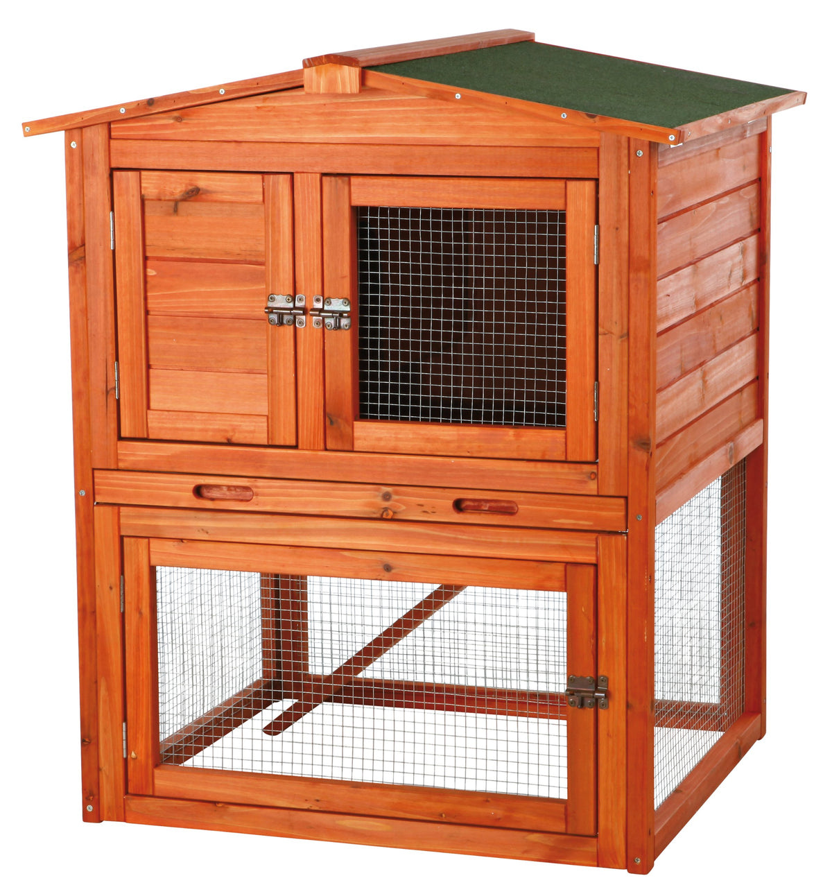 Outdoor Rabbit Hutch with Run J604