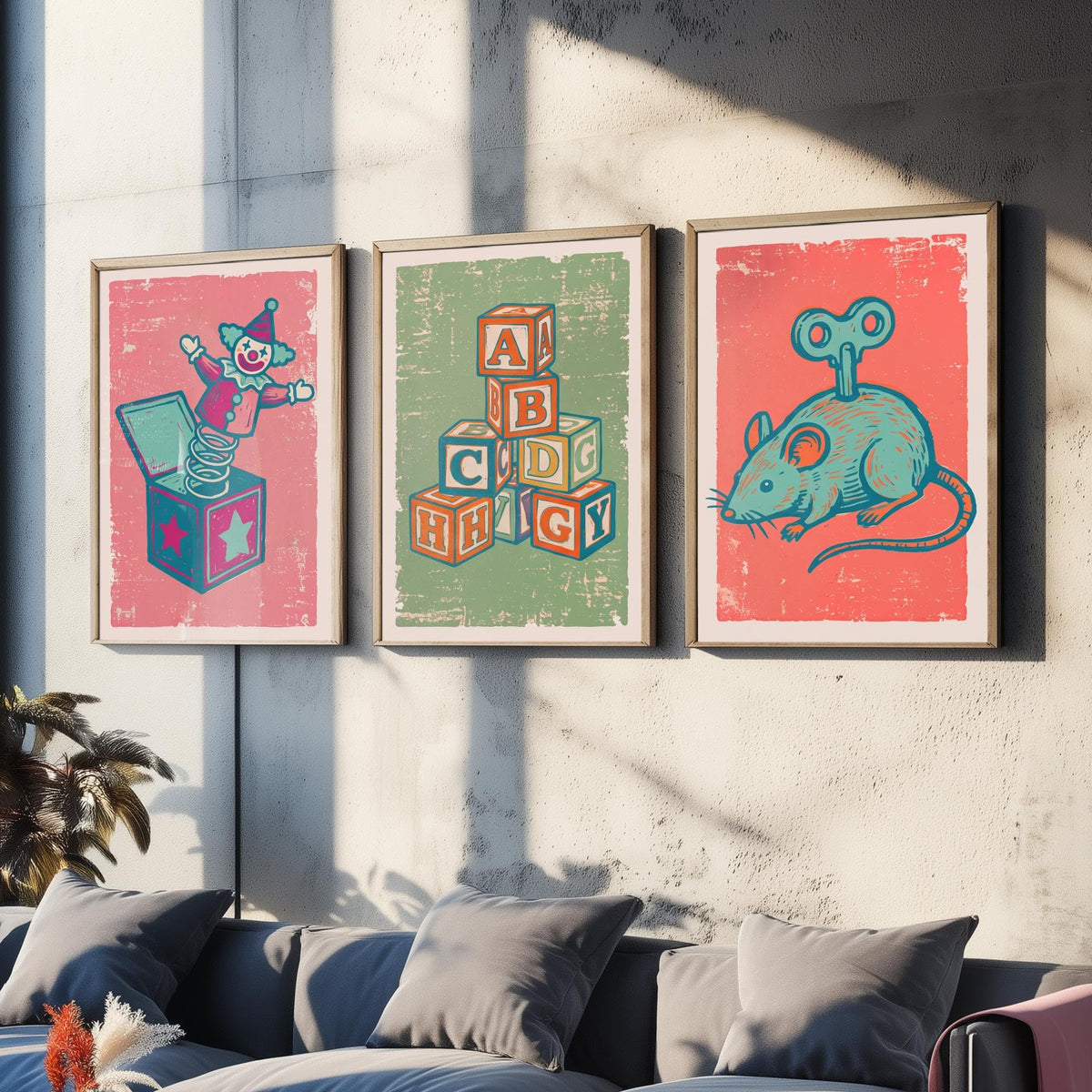 Art Prints Set of 3 J3644