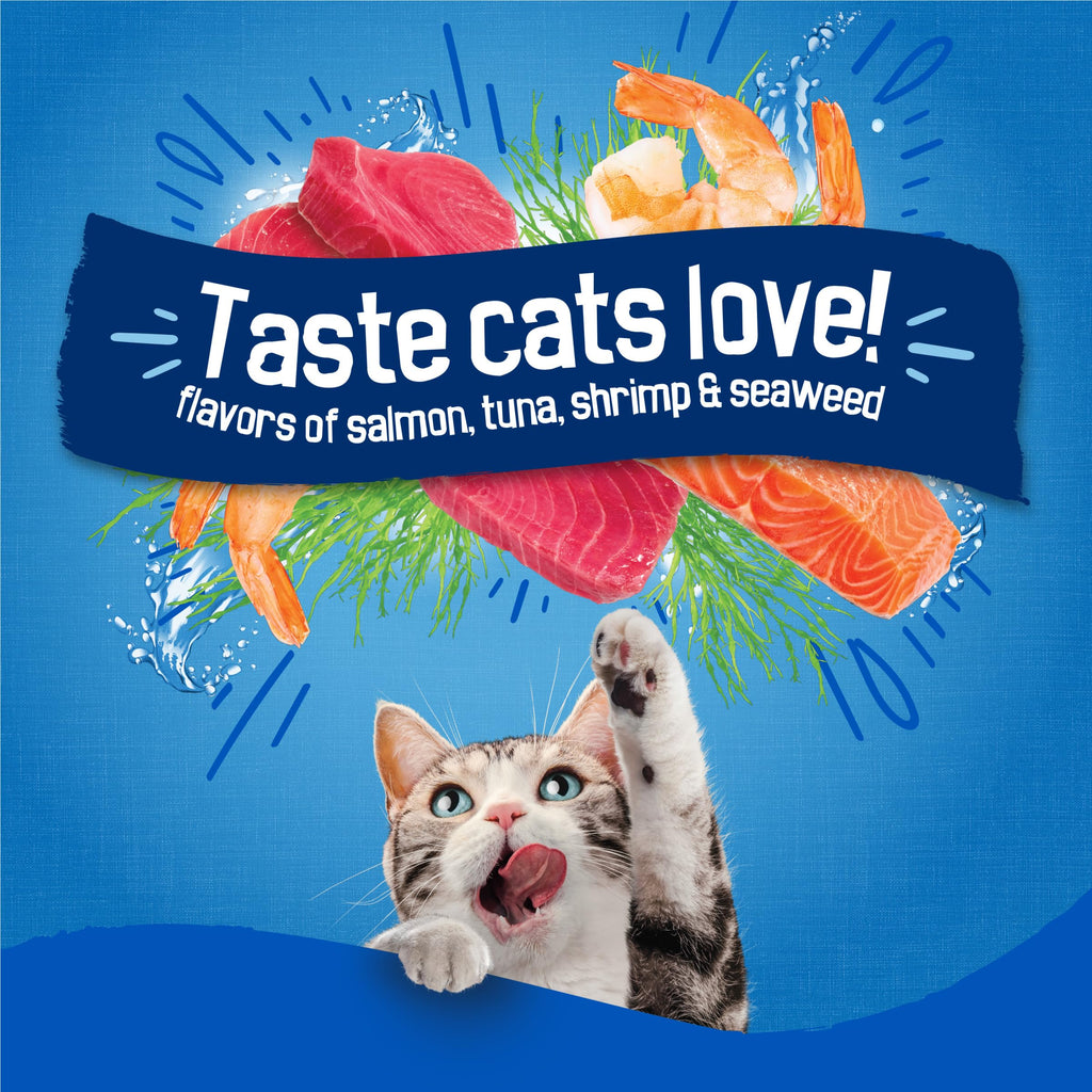 Dry Cat Food Seafood 4 3.15 lb Bags P301613