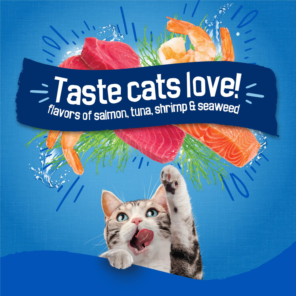 Dry Cat Food Seafood 4 3.15 lb Bags P301613