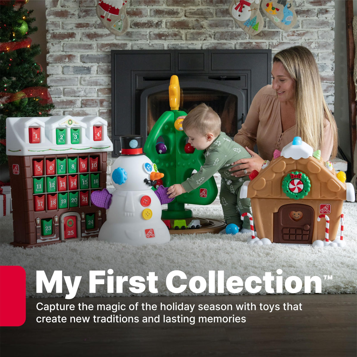 Kids Interactive Christmas Holiday Toy with 20 Accessories F31019
