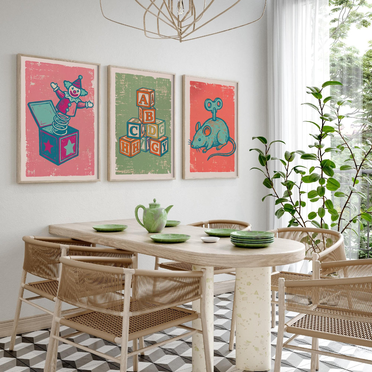 Art Prints Set of 3 J3644